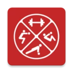 dumbbell home workout android application logo